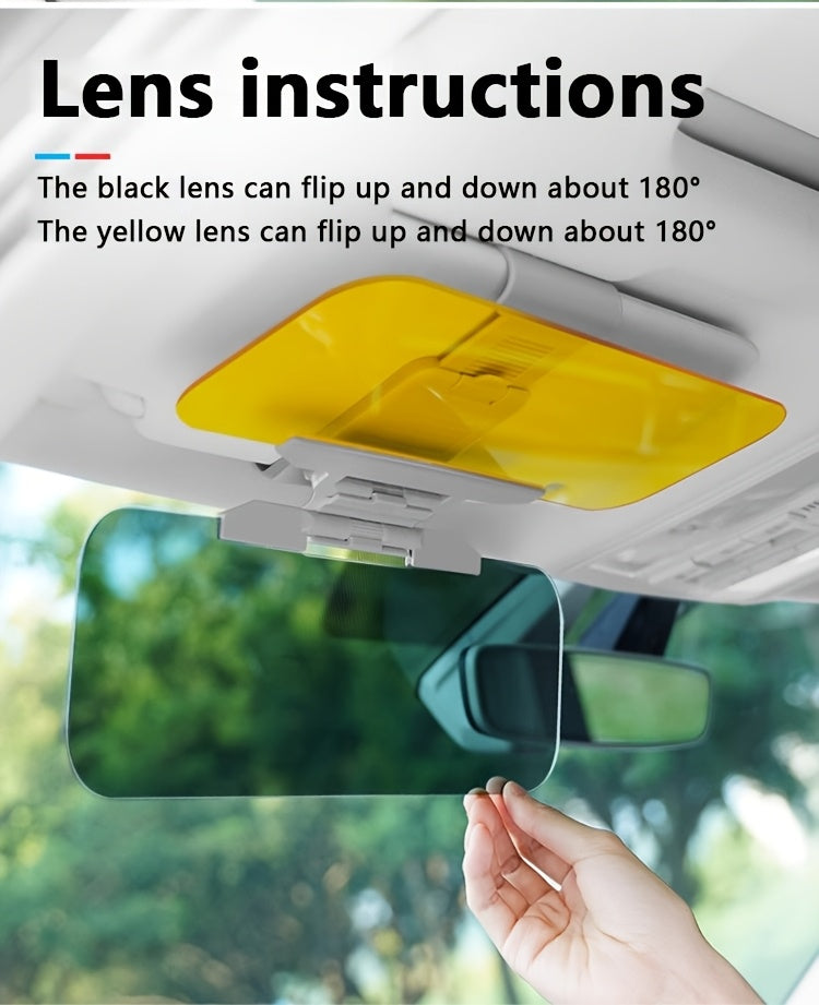 Polarized Sunshade for Automobile Anti Glare Polarized Sunshade - Easy to Install Buckle Closure to Prevent Glare/Uv/Stray Light, Safe Driving, Suitable for Use with Sedans, SUV, Truck