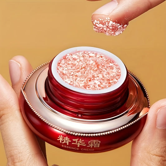1pc Luxurious Dragon Blood Cream, Hyaluronic Acid Moisturizing Face Cream, Natural Finish, Medium Coverage, All Skin Tones, Suitable for All Skin Types,