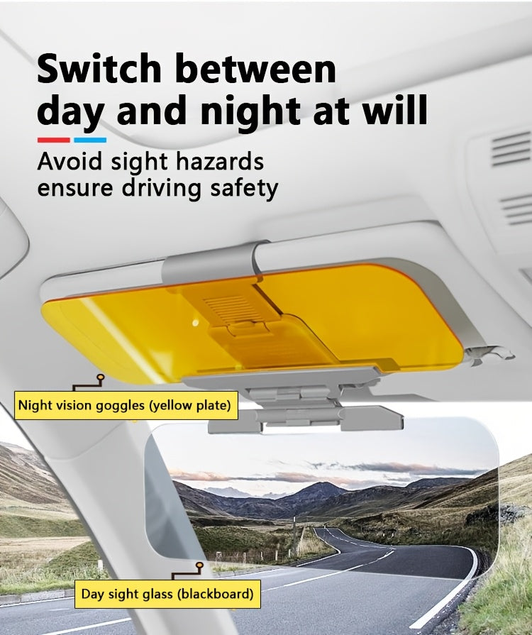Polarized Sunshade for Automobile Anti Glare Polarized Sunshade - Easy to Install Buckle Closure to Prevent Glare/Uv/Stray Light, Safe Driving, Suitable for Use with Sedans, SUV, Truck