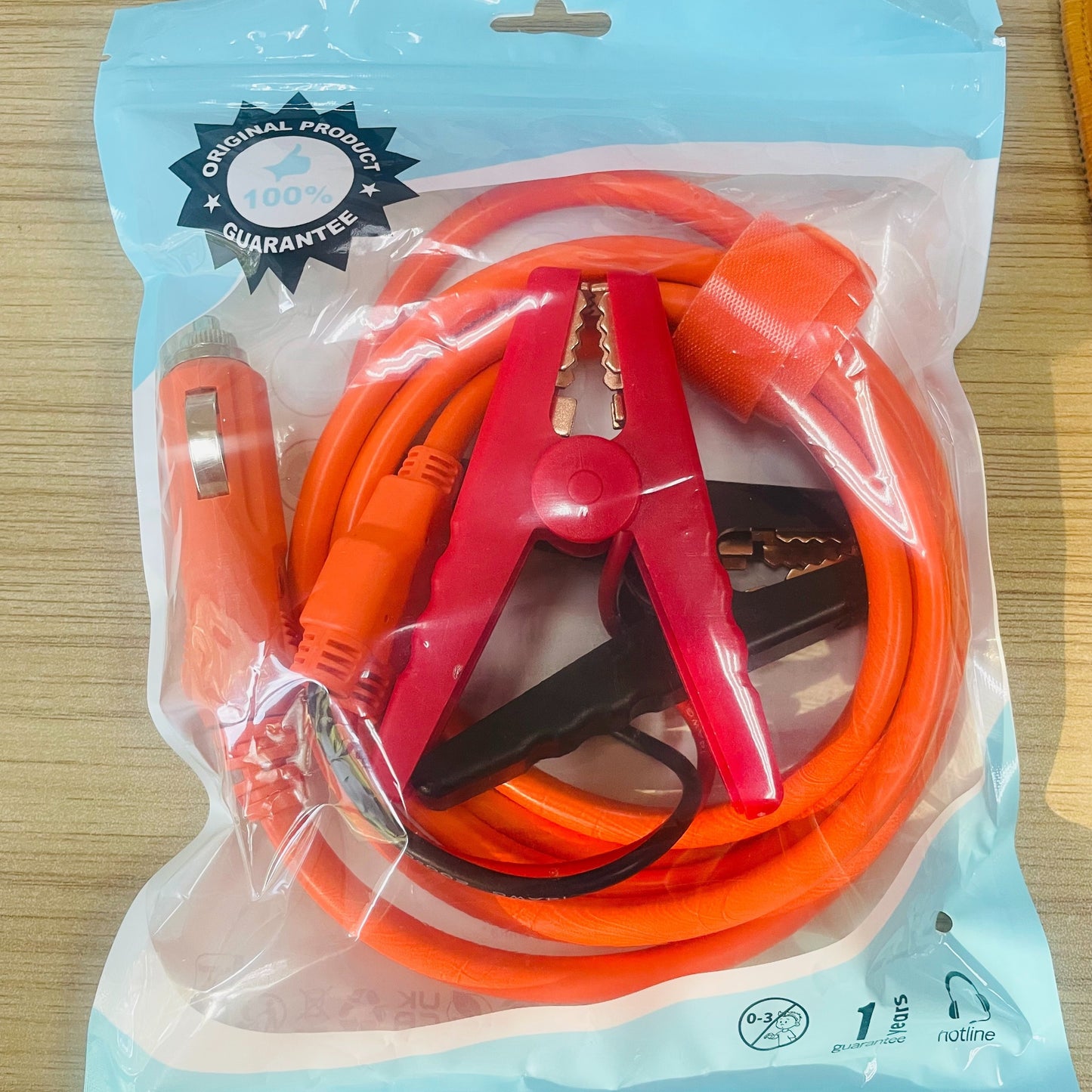 6ft 12V Heavy-Duty Automobile Lead-Acid Battery Charging Cable - UL Certified 14AWG 100% Copper Wire for Safe and Efficient Charging - Built-in 15A Fuse for Overcharge Protection and 100% Copper Conductor for Maximum Conducti