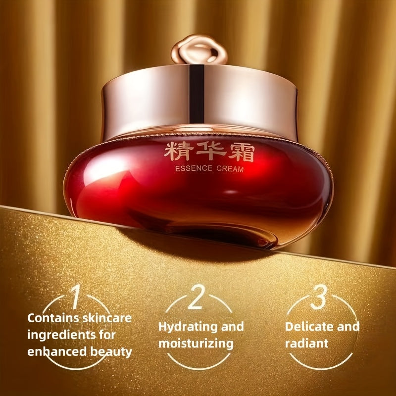 1pc Luxurious Dragon Blood Cream, Hyaluronic Acid Moisturizing Face Cream, Natural Finish, Medium Coverage, All Skin Tones, Suitable for All Skin Types,