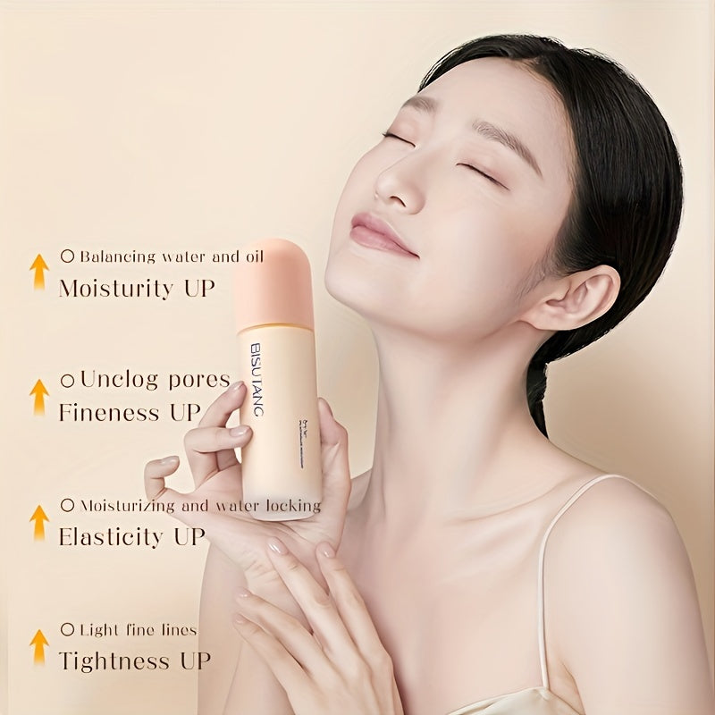 Bisutang Oat Peptide Vitality 7-Piece Skincare Set - Hypoallergenic Face Care Kit with Cleanser, Toner, Serum, Cream, Eye Cream: Nourishing Plant Squalane, Ideal Gift for Women for Mother's Day, Valentine's Day