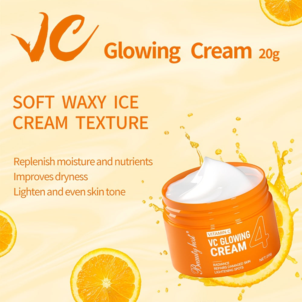 1 Set Hyaluronic Acid Vitamin C Skin Care Set, Travel Size Contains Face Wash/Toner/Serum/Cream, Enriched With Carnosine And Hydrolyzed Collagen, 4-Piece Face Care Gift Set For Women,, Even Out Skin Tone