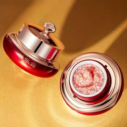 1pc Luxurious Dragon Blood Cream, Hyaluronic Acid Moisturizing Face Cream, Natural Finish, Medium Coverage, All Skin Tones, Suitable for All Skin Types,