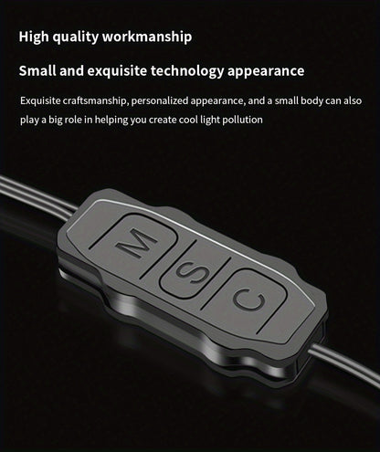 5V 3 Pin ARGB Controller Cable - Advanced RGB Lighting Control, Seamless Sync, Compact Handheld Operation, and Extended Lengthen Cable - Universally Compatible for Customizing Cooling Fan Light Strips