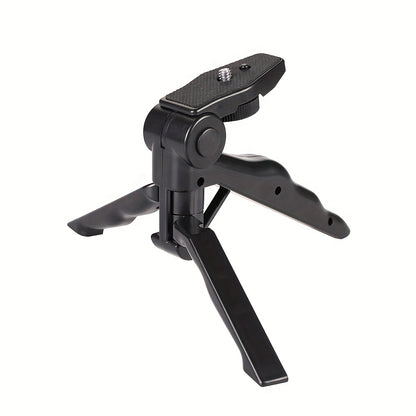 5-in-1 LED Lighting Master - Ultra-Stable Tripod Stand for Handheld Selfies, Interviews & More - Portable, Pivoting, Adjustable Brightness - Perfect for On-The-Go Content Creators