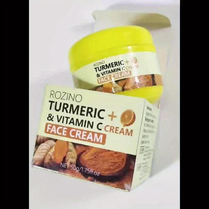 50g Turmeric Face Cream, Radiance Lazy Cream, Moisturize and Rejuvenate Skin, Facial Concealer, Invisible Pore, Naked Makeup