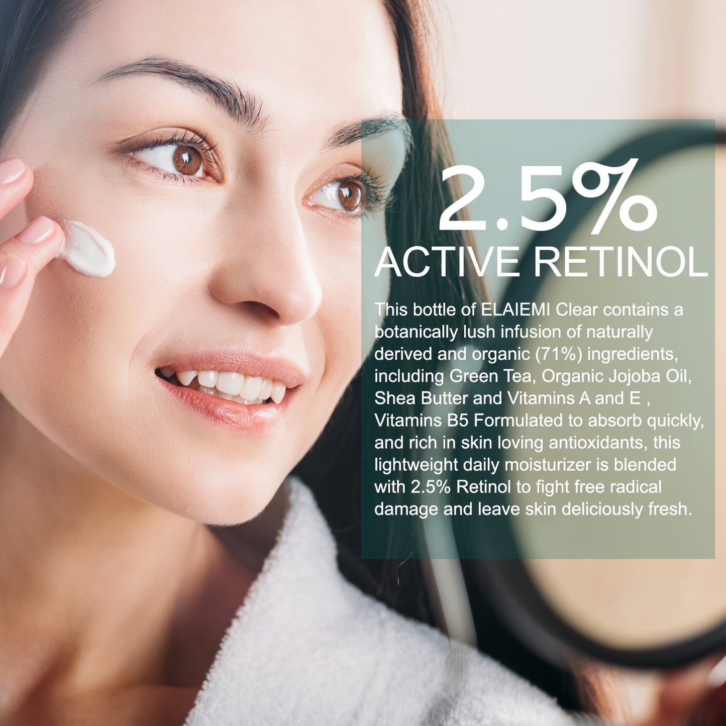 ELAIMEI 2pcs 100ml/3.4Oz Retinol Cream, Retinol Collagen Face Cream, Retinol Moisturizing Cream, Deep Hydration, Skin Firming, Suitable For All Skin