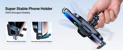 Miracase Universal Phone Holder For Car, Reliable Suction Hands-Free Car Phone Holder Mount, Automobile Cell Phone Holder Car For Dashboard Vent Fit For All Smartphones