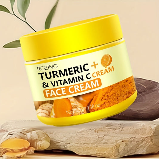 50g Turmeric Face Cream, Radiance Lazy Cream, Moisturize and Rejuvenate Skin, Facial Concealer, Invisible Pore, Naked Makeup