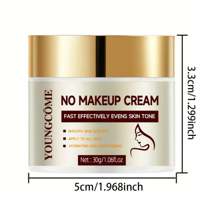 Hydrating Face Brightening Cream - 1.06/2.12 Fl Oz, Hides Pores & Fine Lines, Suitable For All Skin Types, Travel-Friendly Face Moisturizer Moisturizer Face Cream