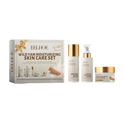 425g/14.99oz 3-in-1 Wild Yam Body Cream, Face Cream, Skin Care Lotion, Toner, Hydrolyzed Rice, Yam Root, Mangosteen Xylem Extract, Strong Moisturizing, Silken Skin, Makes Skin Glow White, Wild Yam Cream For All Skin Types