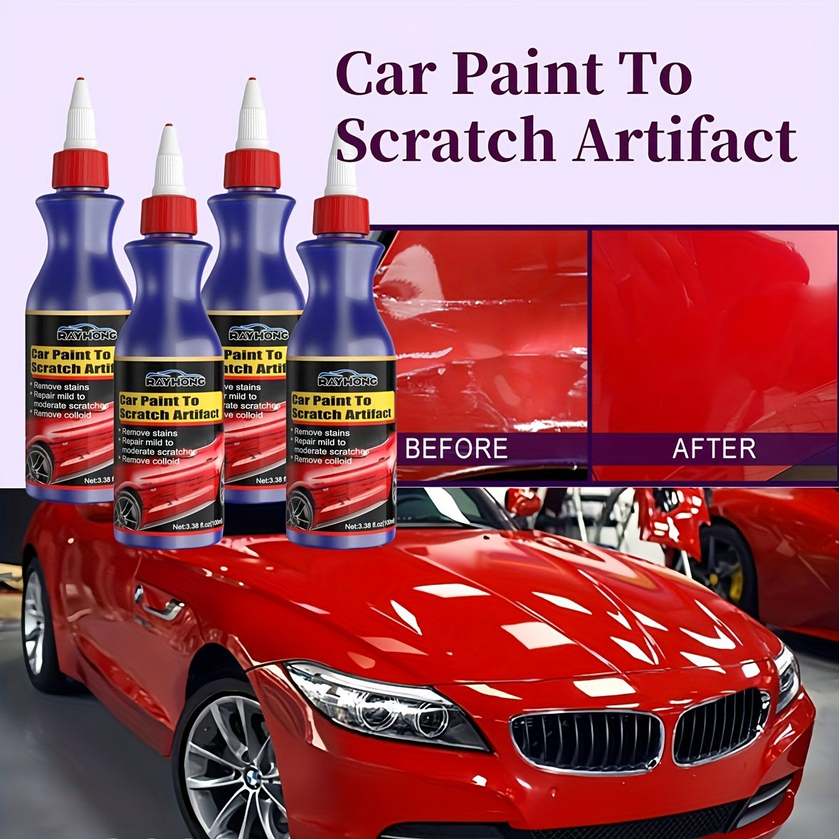 Automobile Scratch Repair Wax, Scratch Remover For Vehicles, Car Scratch Removal, Car Scratch Removal For Deep Scratches, Car Paint Repair And Coating, Scratch Remover Car, All-purpose Automobile Polishing Agent