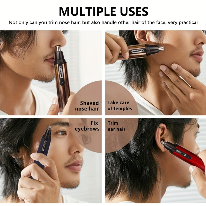 Ear Nose Hair Trimmer Clipper Electric Shaving Safety Face Care Nose Beard Cleaning Machine For Men Women Hair Removal Painless