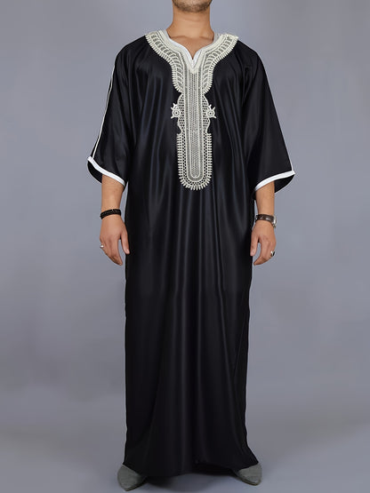 Men's White Lace Vintage Robe