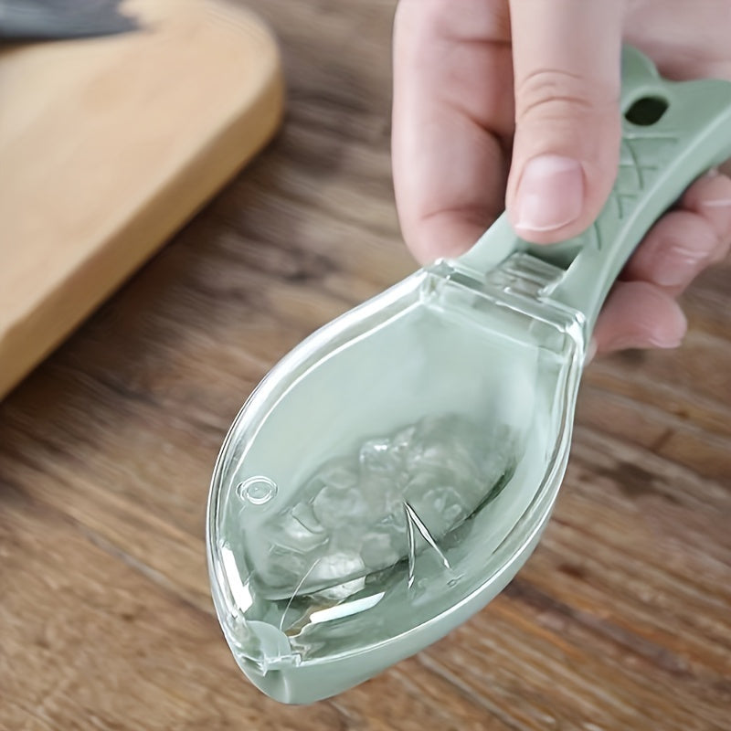 1pc Plastic Fish Scale Remover Brush - Durable Seafood Scale Scraper, Kitchen Fish Scale Cleaner, Household Seafood Processing Tool
