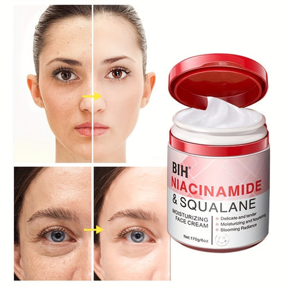 Niacinamide Squalane Mask, Contains Niacinamide, Plant Squalane, Plant Essence Extract, Deep Hydration, Moisturizing, Moisturizing, Face Cream, Autumn And Winter Facial Care Cream, Gift for Family