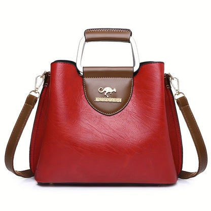 Perfect Lily Women'S Vintage Crossbody Bag - Adjustable Shoulder Strap, Synthetic Faux Leather, Zipper Closure, Light Brown with Golden-Tone Hardware, Elegant Design for Short Trips & Everyday Use, Small Crossbody Bag