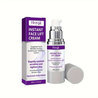 1.01oz Instant Face Lift Cream, With Hyaluronic Acid, Collagen, Kojic Acid And Retinol, Deep Moisturizing And Firming Facial Skin Face Cream