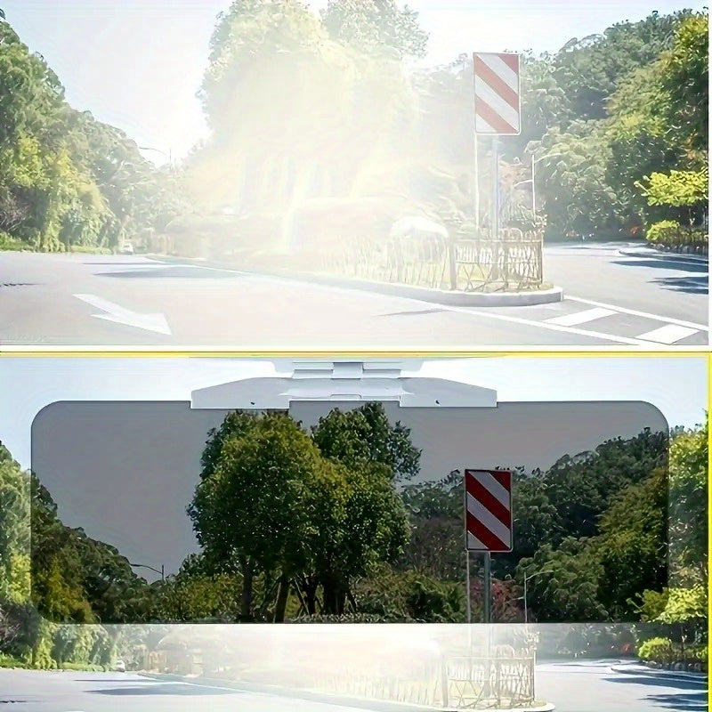 Polarized Sunshade for Automobile Anti Glare Polarized Sunshade - Easy to Install Buckle Closure to Prevent Glare/Uv/Stray Light, Safe Driving, Suitable for Use with Sedans, SUV, Truck