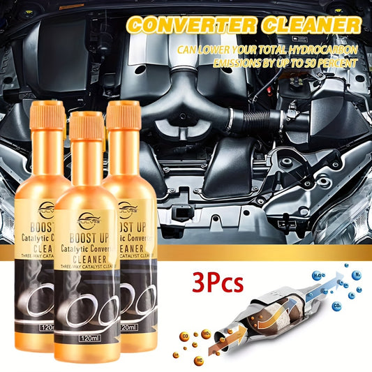 3pcs/set Easy to Clean Car Engine Catalyst Converter Cleaners Automobile Engine CSV Cleaning Accelerators