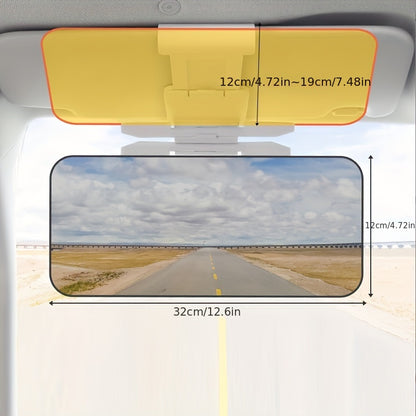 Polarized Sunshade for Automobile Anti Glare Polarized Sunshade - Easy to Install Buckle Closure to Prevent Glare/Uv/Stray Light, Safe Driving, Suitable for Use with Sedans, SUV, Truck