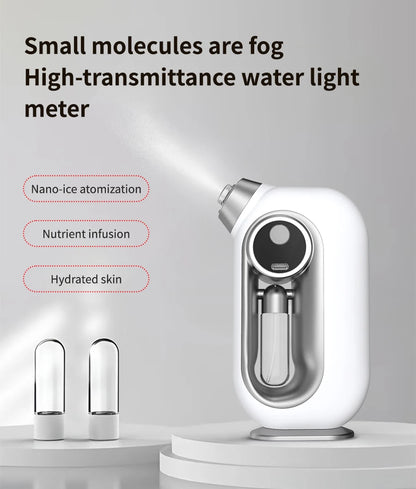 Pulvérisateur de brume hydratant pour la peau du visage, aérographe, nettoyage en profondeur du visage, injecteur d'oxygène, compresseur de brosse à Air sans fil
