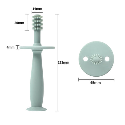 TYRY.HU 3 pièces brosse à dents pour bébé brosse à dents de nettoyage doux pour enfants sans BPA soins de santé bucco-dentaire pour bébé protection douce bébé