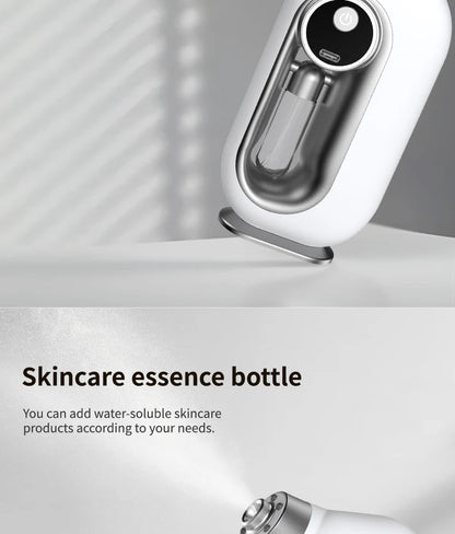 Pulvérisateur de brume hydratant pour la peau du visage, aérographe, nettoyage en profondeur du visage, injecteur d'oxygène, compresseur de brosse à Air sans fil