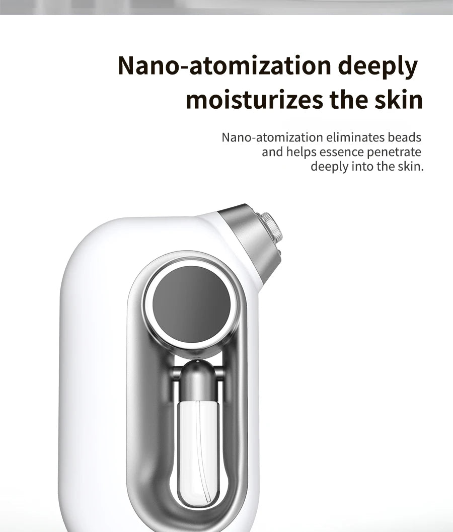 Pulvérisateur de brume hydratant pour la peau du visage, aérographe, nettoyage en profondeur du visage, injecteur d'oxygène, compresseur de brosse à Air sans fil