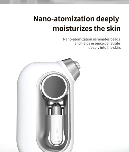 Pulvérisateur de brume hydratant pour la peau du visage, aérographe, nettoyage en profondeur du visage, injecteur d'oxygène, compresseur de brosse à Air sans fil