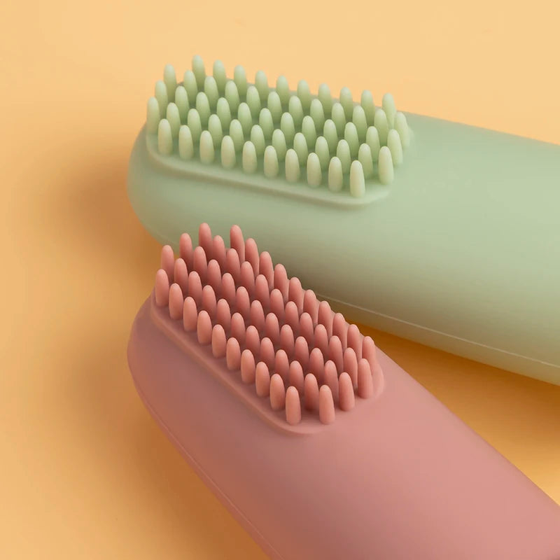 TYRY.HU 3 pièces brosse à dents pour bébé brosse à dents de nettoyage doux pour enfants sans BPA soins de santé bucco-dentaire pour bébé protection douce bébé