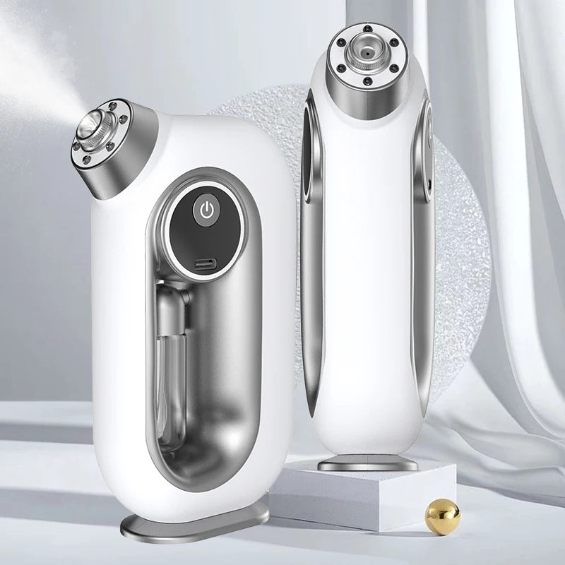 Pulvérisateur de brume hydratant pour la peau du visage, aérographe, nettoyage en profondeur du visage, injecteur d'oxygène, compresseur de brosse à Air sans fil