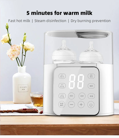 Chauffe-biSantos multifonction pour bébé, accessoires de chauffage rapide, chauffe-lait, arabisateur avec contrôle de la température ACcurate