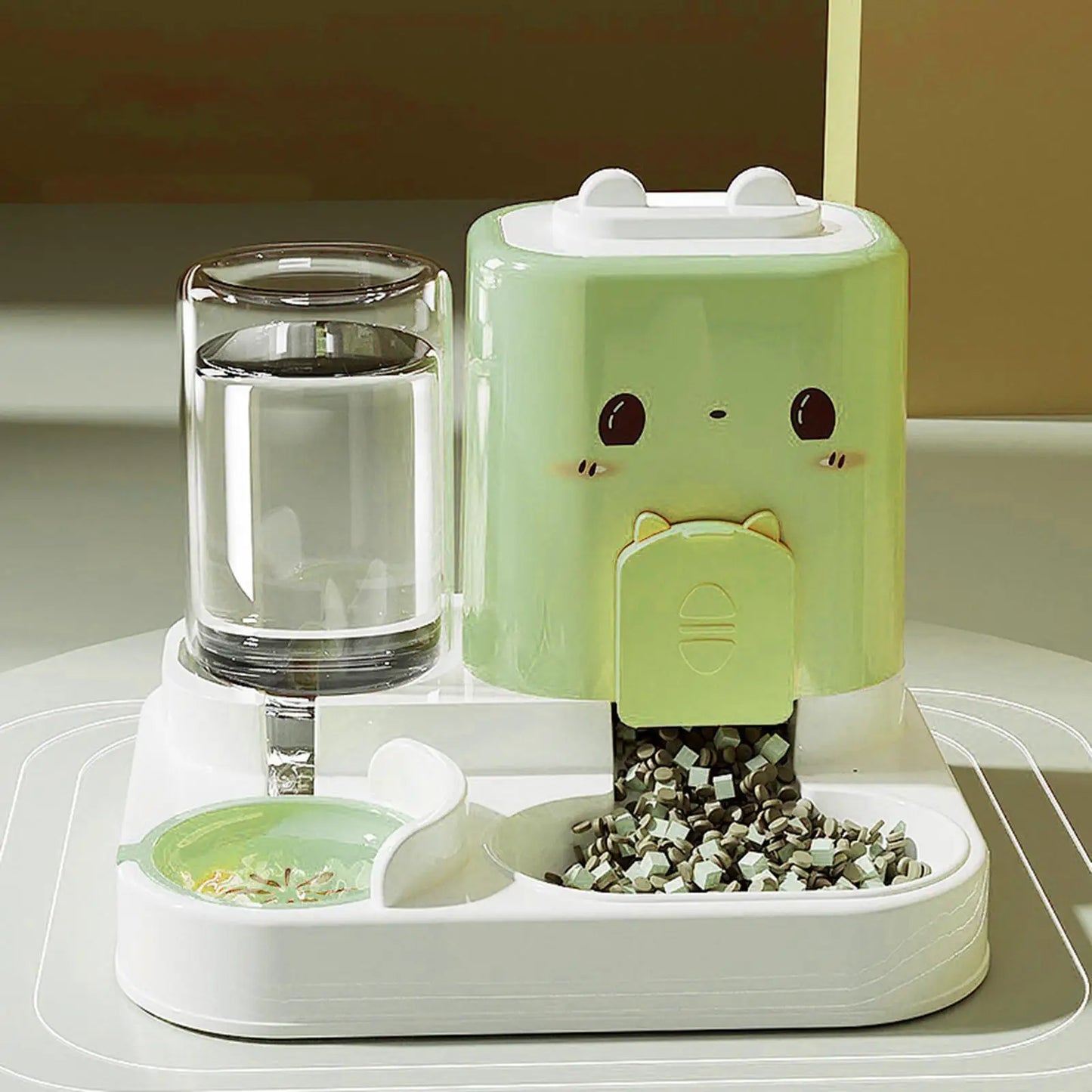 Mangeoire automatique 2 en 1 pour animaux de compagnie, bol de nourriture pour petits animaux, distributeur d'alimentation pour petits chiens, voyage pratique