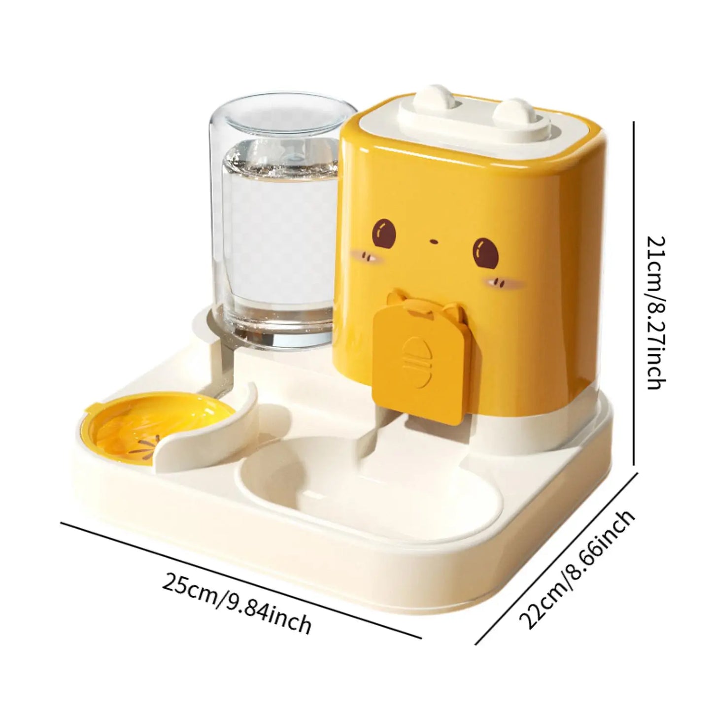 Mangeoire automatique 2 en 1 pour animaux de compagnie, bol de nourriture pour petits animaux, distributeur d'alimentation pour petits chiens, voyage pratique