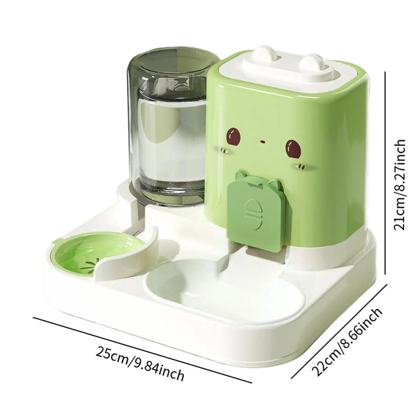 Mangeoire automatique 2 en 1 pour animaux de compagnie, bol de nourriture pour petits animaux, distributeur d'alimentation pour petits chiens, voyage pratique