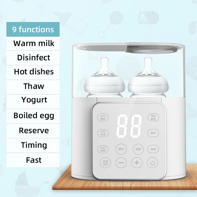 Chauffe-biSantos multifonction pour bébé, accessoires de chauffage rapide, chauffe-lait, arabisateur avec contrôle de la température ACcurate