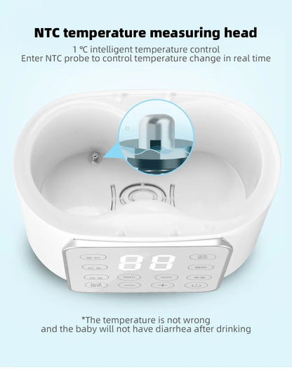 Chauffe-biSantos multifonction pour bébé, accessoires de chauffage rapide, chauffe-lait, arabisateur avec contrôle de la température ACcurate