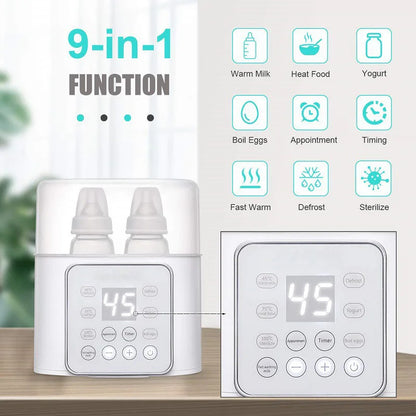 Chauffe-biSantos multifonction pour bébé, accessoires de chauffage rapide, chauffe-lait, arabisateur avec contrôle de la température ACcurate