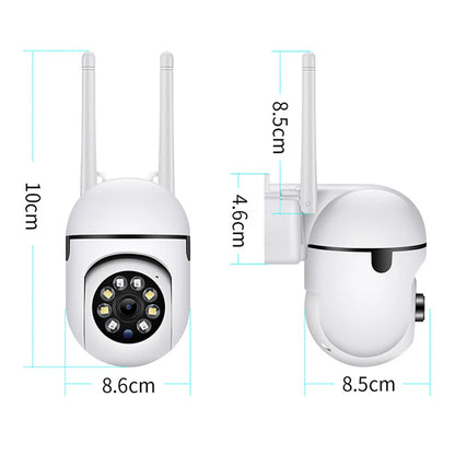 8MP Wifi IP Surveillance de sécurité sans fil caméra PTZ 4X Zoom caméras suivi Audio bidirectionnel HD nuit couleur caméra