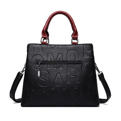 Sacs à bandoulière décontractés en cuir PU pour femmes, sac à main fourre-tout de luxe pour dames, grande capacité, sac initié au voyage