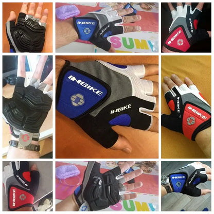 INBIKE antichoc GEL Pad gants de cyclisme demi doigt gants de Sport hommes femmes été vélo gymnase Fitness gants vtt gants IF239