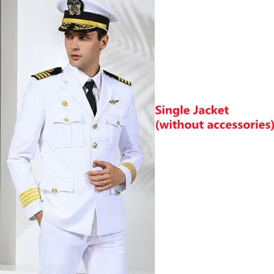 Uniforme professionnel services.com Seaman, garde de sécurité, vêtements d'affaires, costume de pilote imbibé de soleil, veste de performance de marin