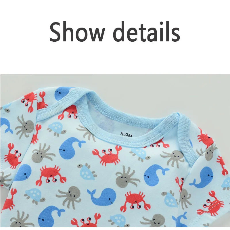1-2 pièces bébé body pour nouveau-nés été bébé barboteuse fille/garçon vêtements 0-12M nouveau-né vêtements infantile doux serré bébé vêtements