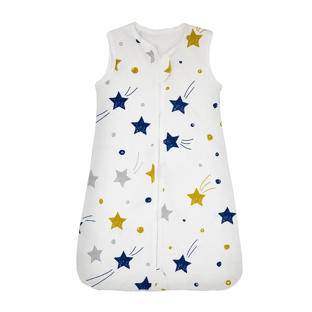Sacs de couchage pour bébé de 3 à 18 mois, vêtements de nuit fins d'été une pièce imprimé ours mignon, sacs de nuit de dessin animé, couverture Anti-coup de pied
