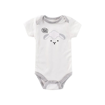 1-2 pièces bébé body pour nouveau-nés été bébé barboteuse fille/garçon vêtements 0-12M nouveau-né vêtements infantile doux serré bébé vêtements