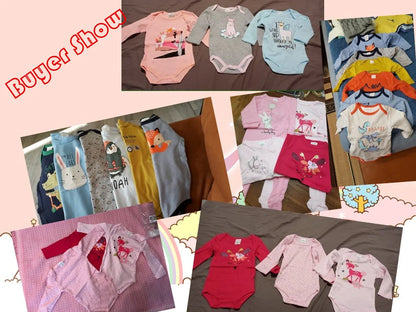 Kavkas – body pour bébés garçons et filles, 6 pièces, manches longues, 100% coton, vêtements pour bébés de 0 à 12 mois, combinaison pour nouveau-né