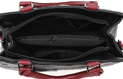 Sacs à bandoulière décontractés en cuir PU pour femmes, sac à main fourre-tout de luxe pour dames, grande capacité, sac initié au voyage