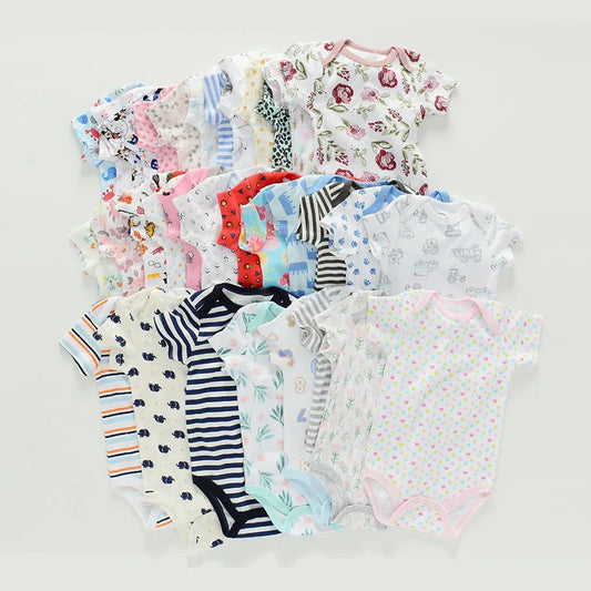1-2 pièces bébé body pour nouveau-nés été bébé barboteuse fille/garçon vêtements 0-12M nouveau-né vêtements infantile doux serré bébé vêtements